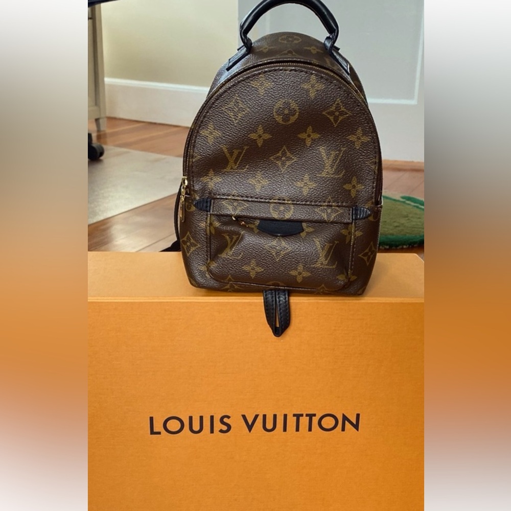 Authentic Louis Vuitton mini Palm Springs backpack